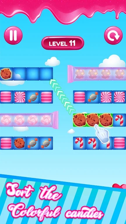 放置水果排序(Candy Sort: Color Puzzle Games)