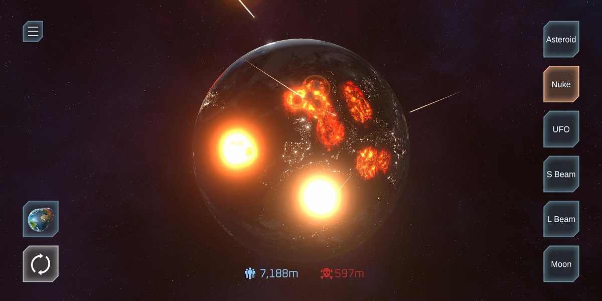 星球爆炸模拟器 截图