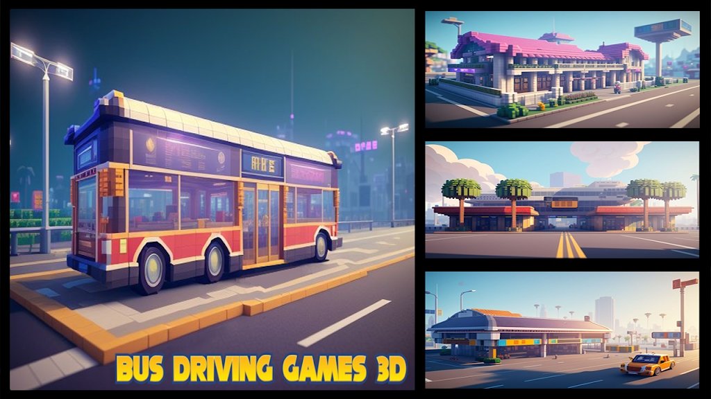 城市沙盒巴士模拟器3D 截图