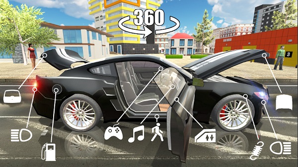 汽车模拟器2最新版新别墅5辆汽车 截图